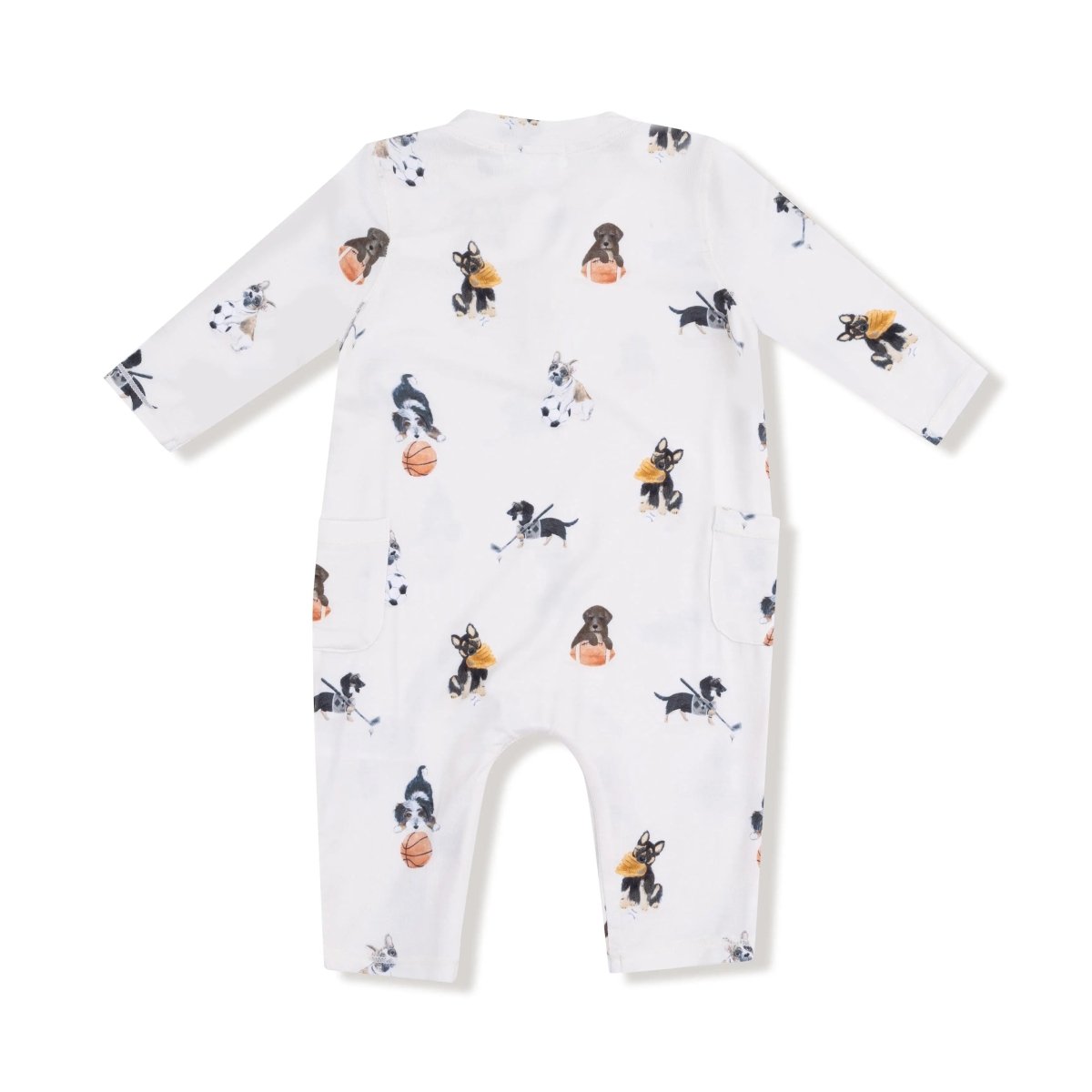 Angel Dear Uni Romper Cozy Cutie with Henley Neckline for Fall and Winter - Everetts Place Boutique - 