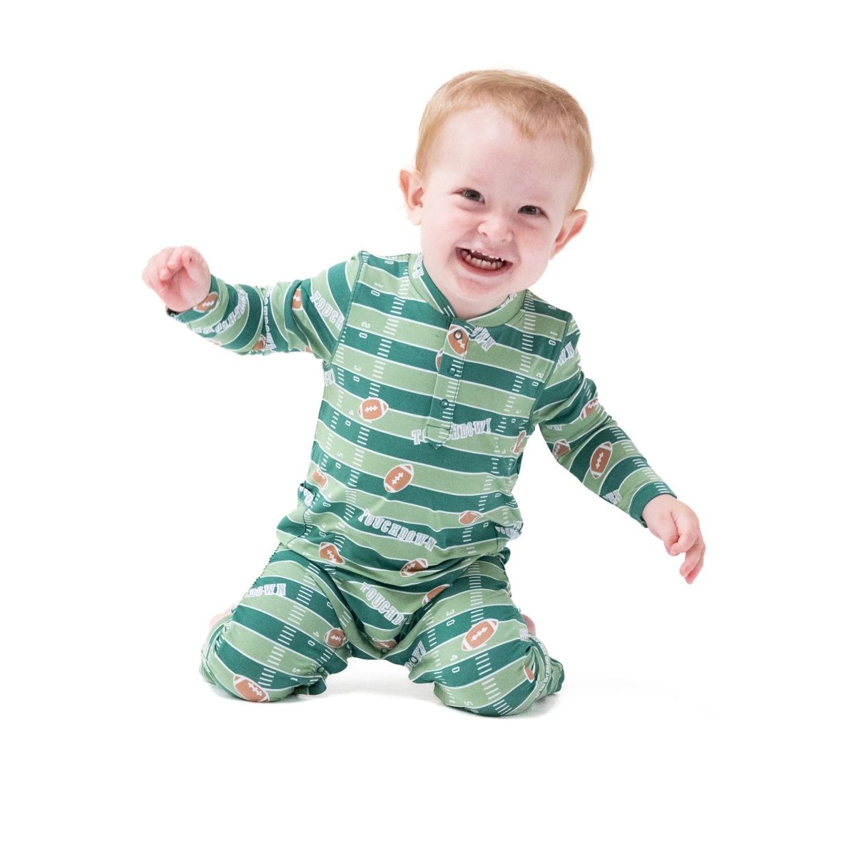 Angel Dear Uni Romper Cozy Cutie with Henley Neckline for Fall and Winter - Everetts Place Boutique - 