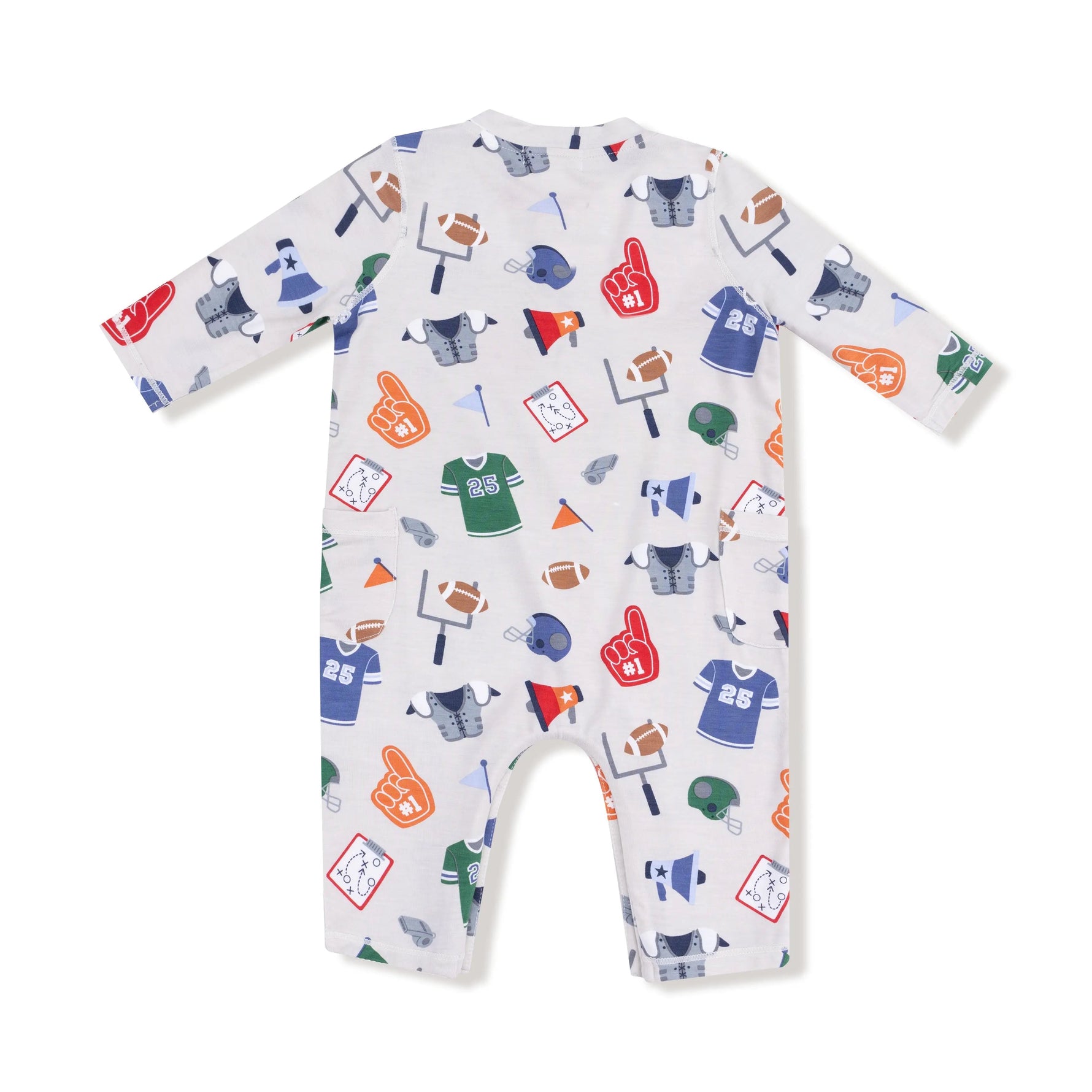 Angel Dear Uni Romper Cozy Cutie with Henley Neckline for Fall and Winter - 