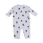 Angel Dear Uni Romper Cozy Henley Neckline Fall Winter Baby Outfit - Everetts Place Boutique - 