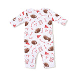 Angel Dear Uni Romper Henley Neck Baby Outfit For Fall And Winter - Everetts Place Boutique - 