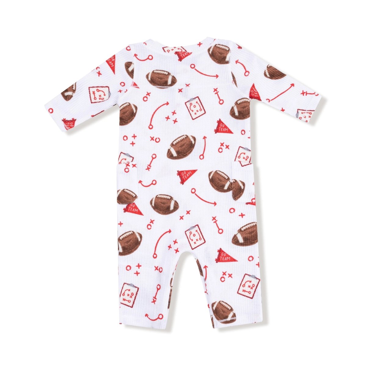 Angel Dear Uni Romper Henley Neck Baby Outfit For Fall And Winter - Everetts Place Boutique - 