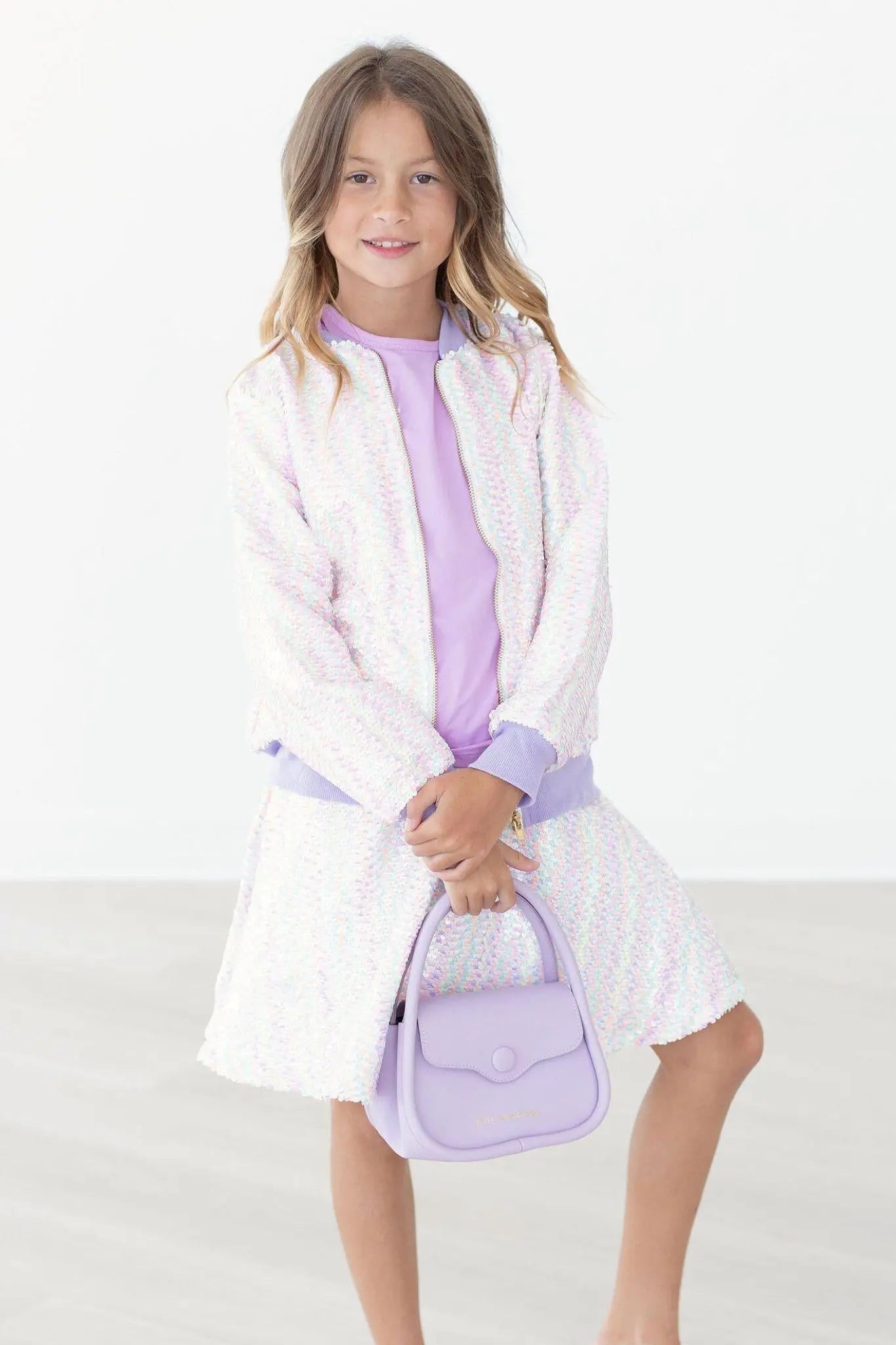Mila & Rose ® Unicorn Flip Sequin Twirl Skort - 