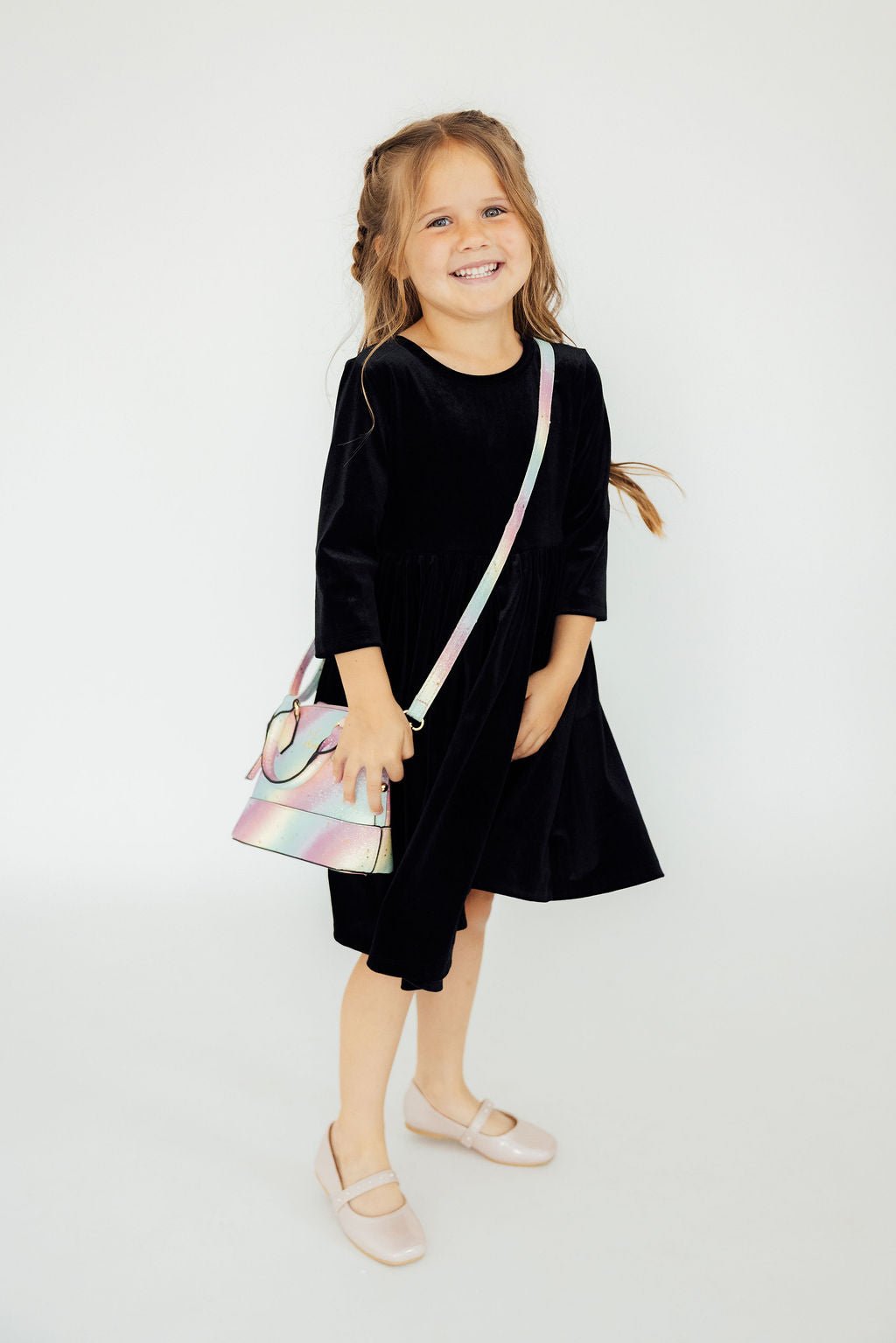 Mila & Rose ® Unicorn Glitter Crossbody Purse for Girls Mila and Rose Vegan PU Leather - 