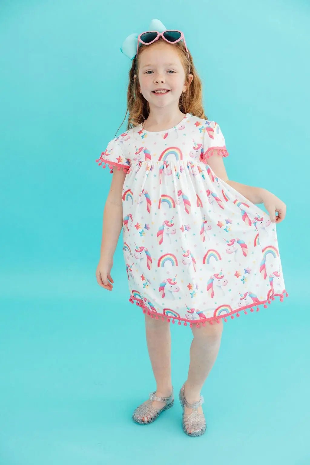 Mila & Rose ® Unicorn Magic Pom Pom Dress - 