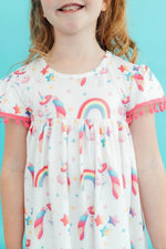 Mila & Rose ® Unicorn Magic Pom Pom Dress - 