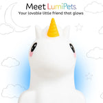 Lumieworld Unicorn Night Light for Kids - LED Unicorn Lamp | LumiPets® - 