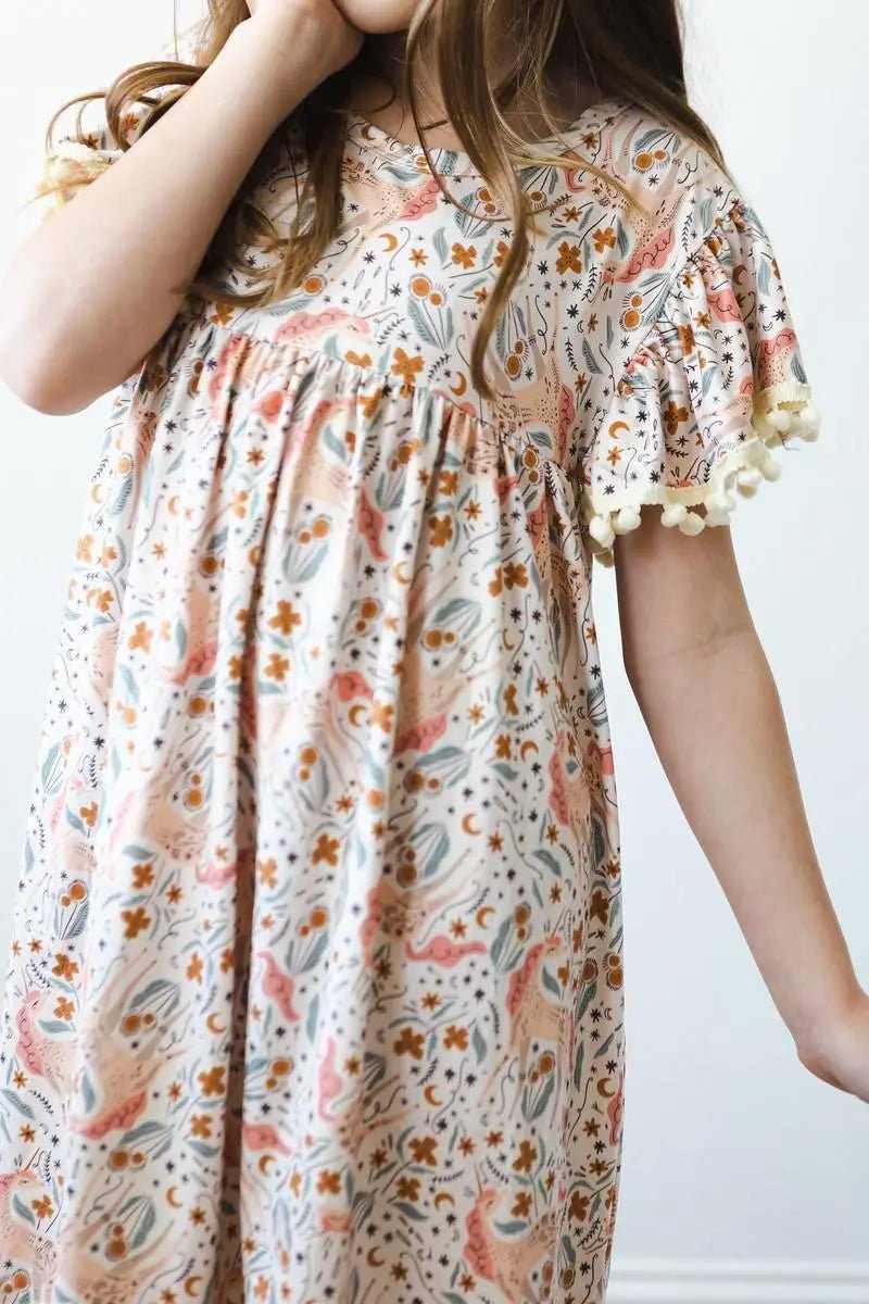 Mila & Rose ® Unicorn Soiree Pom Pom Dress - 
