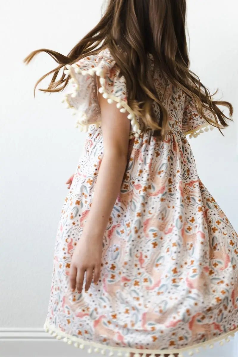 Mila & Rose ® Unicorn Soiree Pom Pom Dress - 