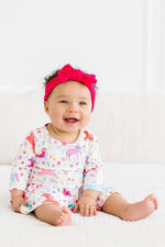 Mila & Rose ® Unicorn Wish 3/4 Sleeve Twirl Bodysuit - 