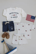 Mebie Baby United States Crew Neck - 