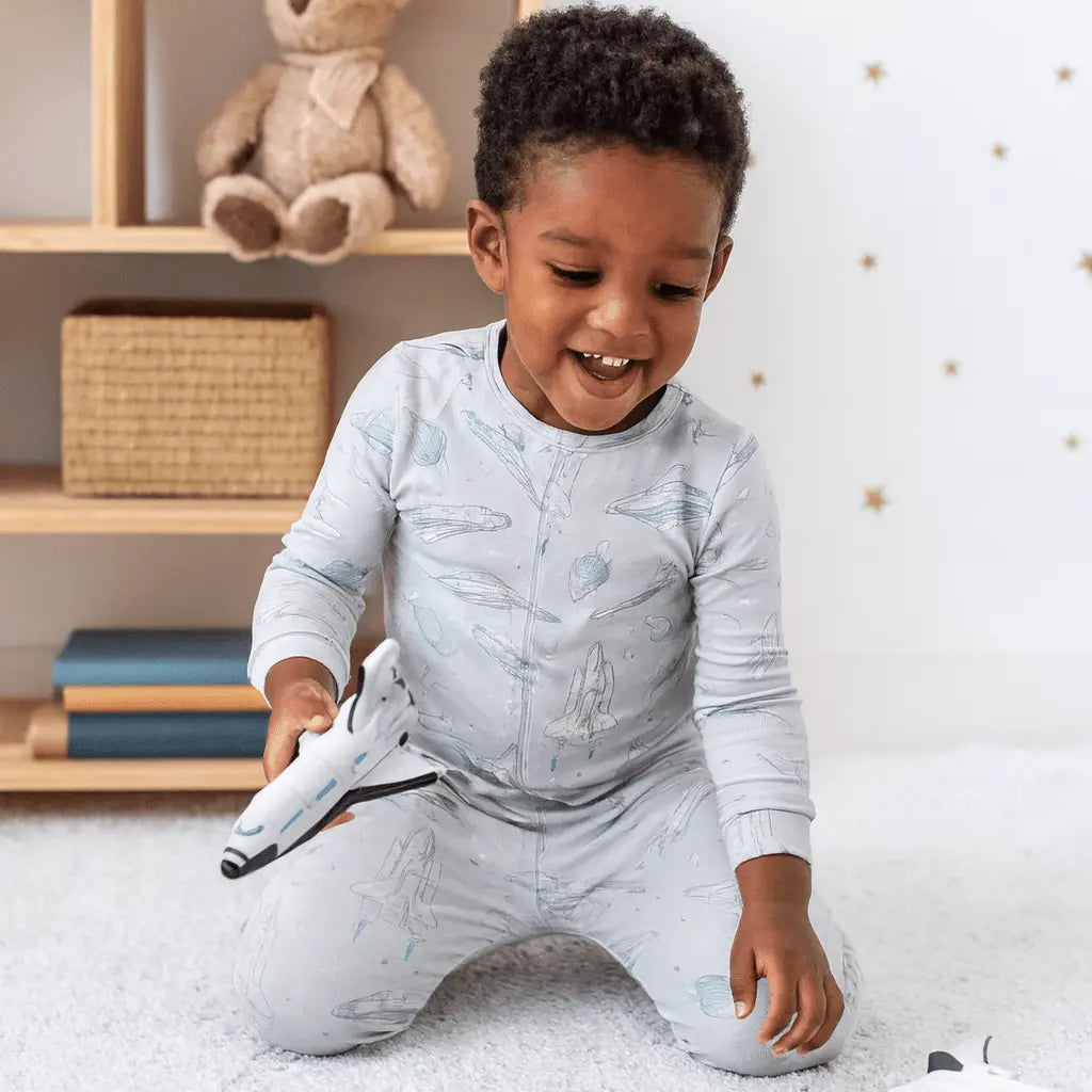 Sweet Bamboo Up and Away Big Kid Pajama - 
