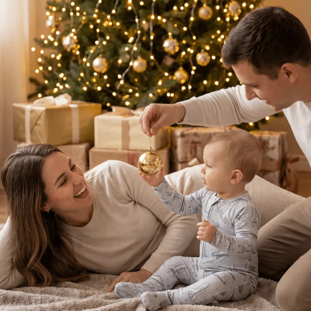 Sweet Bamboo Up and Away Zipper Footie - 