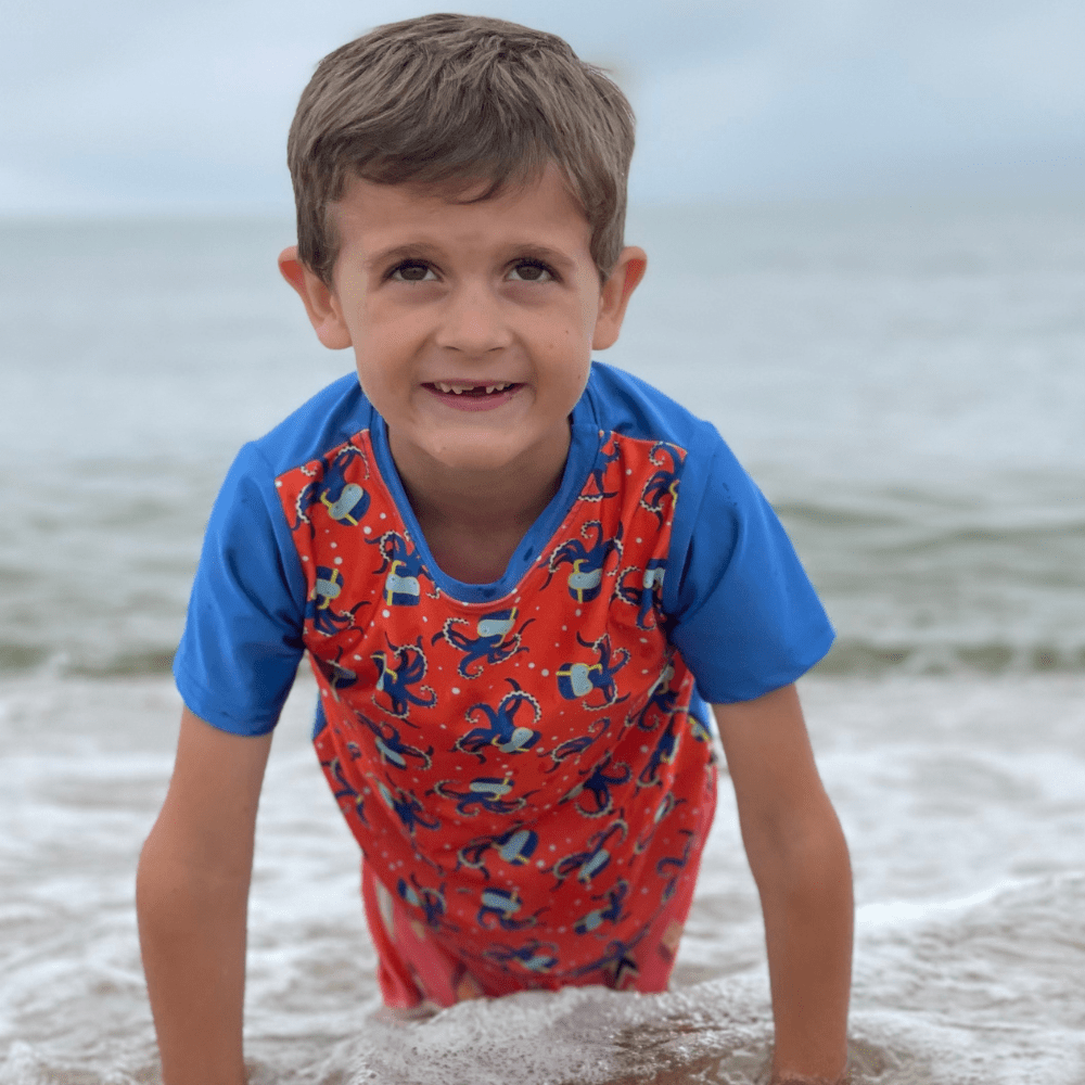 Smart Bottoms UPF 50+ Rash Guards - Make A Splash - 