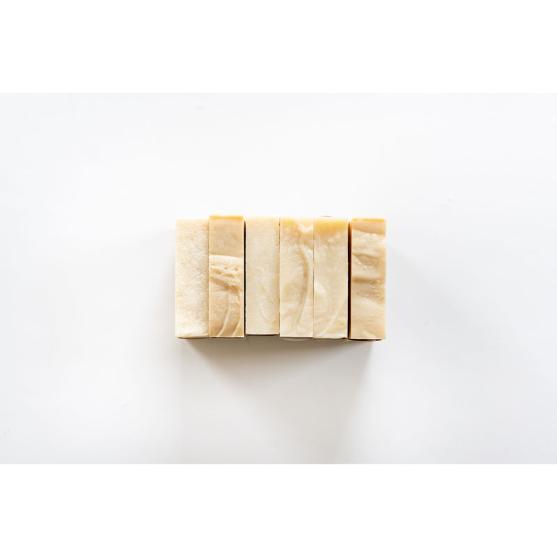 Unscented Castile Bar Soap made from saponified olive oil, eco-friendly, and vegan.