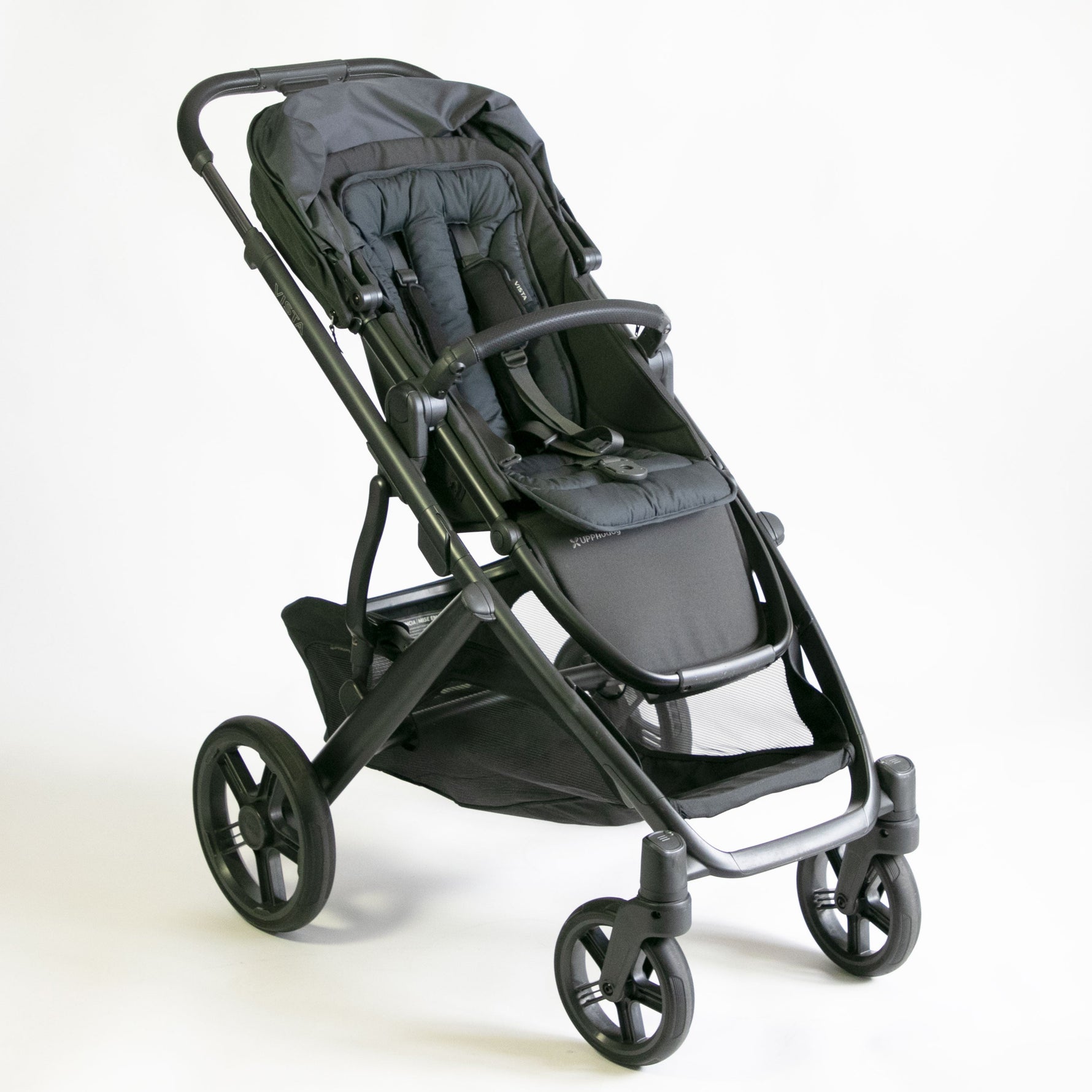 Modern Nursery organic kapok seat liner for Uppababy Cruz/Vista.
