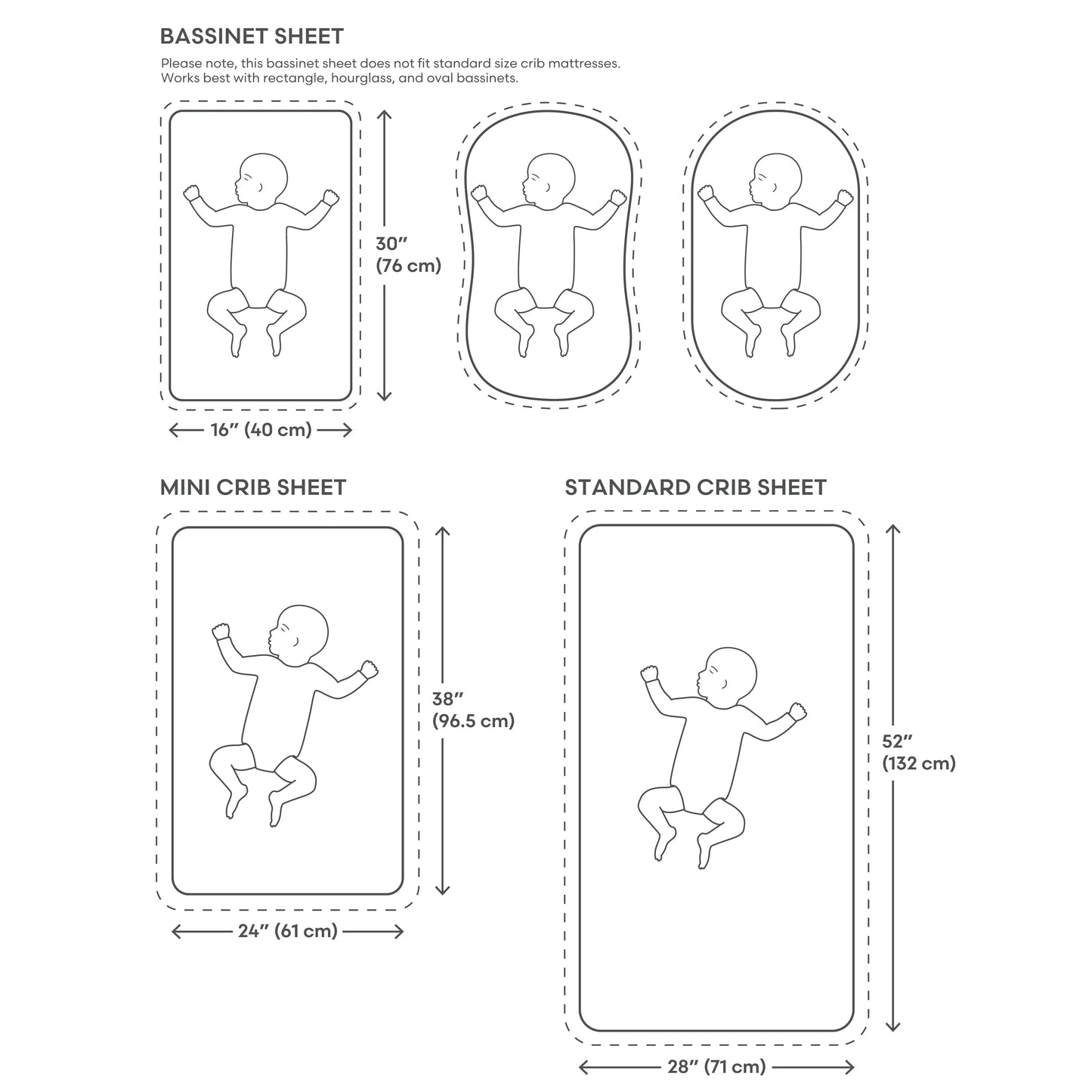 Extra Soft Bassinet Muslin Crib Sheet for Baby - 100 Percent Cotton Breathable Fabric Mushie