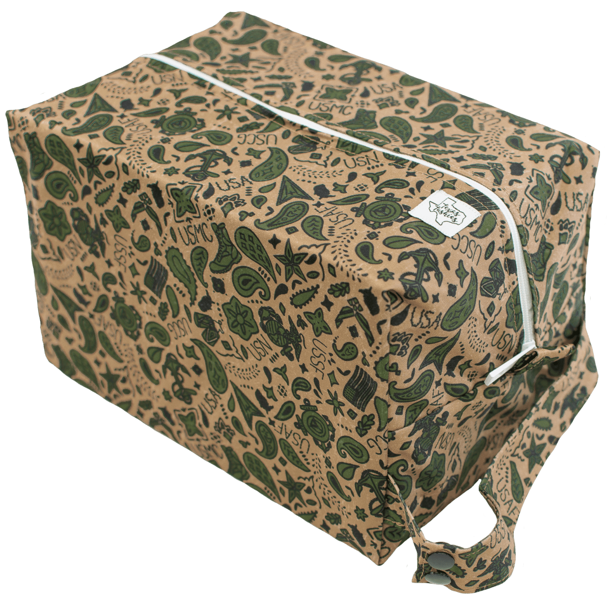 Texas Tushies USA Diaper Pod with Two Layers of PUL and Snap Handle for Eco - Friendly Moms - 