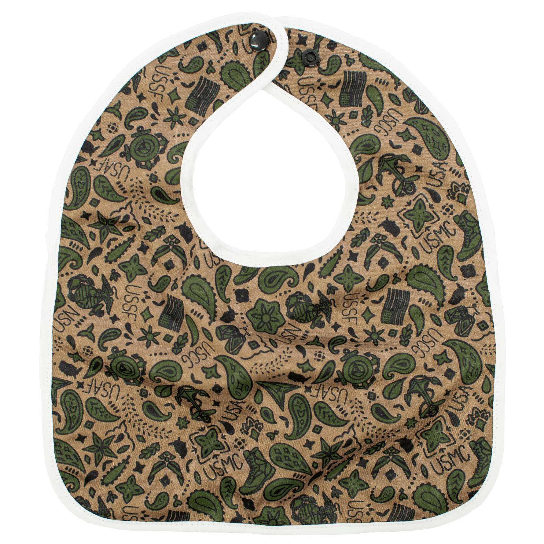 Texas Tushies USA The Flip Bib with Pocket for Food and Drool for Babies - Baby & Toddler > Nursing & Feeding > Bibs Baby & Toddler Clothing