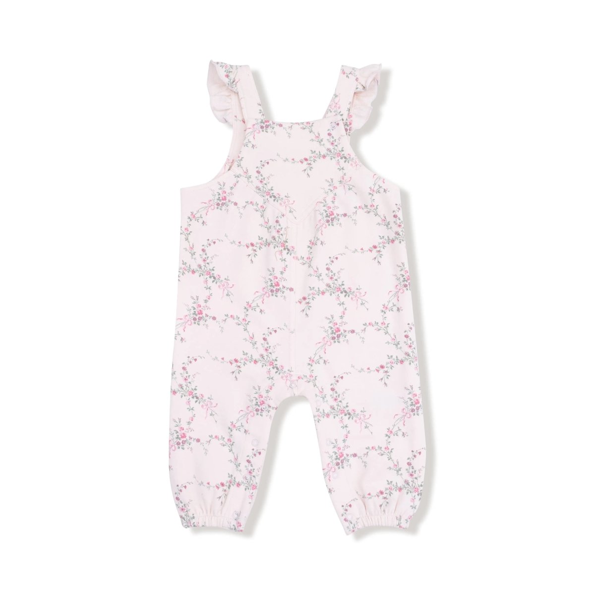 Angel Dear V Overalls With Elastic Cuffs Cozy French Terry For Kids - Everetts Place Boutique - 