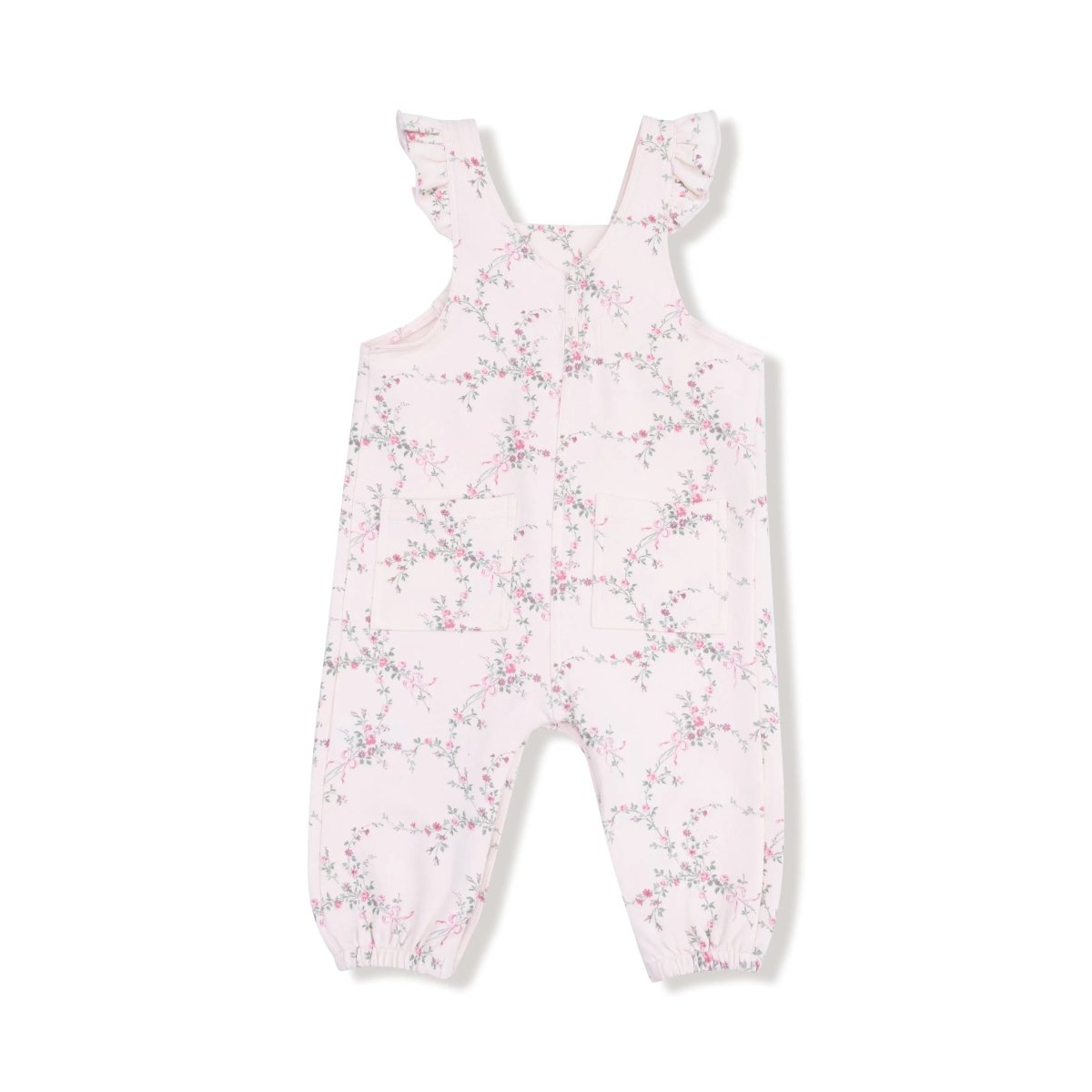 Angel Dear V Overalls With Elastic Cuffs Cozy French Terry For Kids - Everetts Place Boutique - 