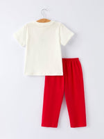 Rylee Faith Designs Valentine's Day "BE ❤ MINE" Embroidered Boy's Set - 