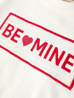 Rylee Faith Designs Valentine's Day "BE ❤ MINE" Embroidered Boy's Set - 