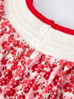 Rylee Faith Designs Valentine's Day "BE ❤ MINE" Embroidered Floral Girls' Dress - 