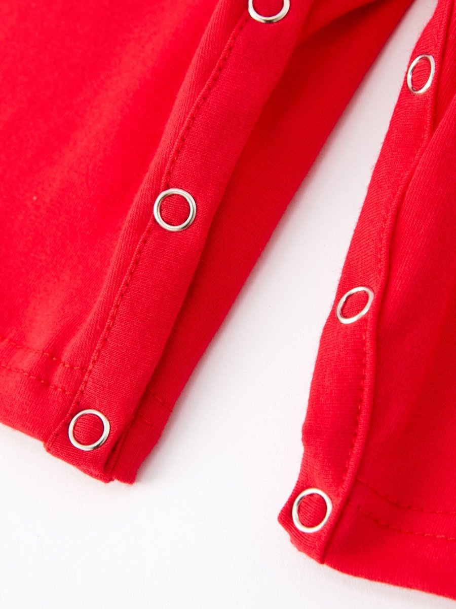 Rylee Faith Designs Valentine's Day Dog Heart Smocking Embroidered Boys Romper - 