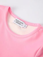 Rylee Faith Designs Valentine’s Day Girls Dress Bundle – Sweetheart Heart Print, Solid Pink, Checker Bow Design - 