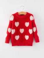 Rylee Faith Designs Valentine's Day Girls Pullover Sweater - 