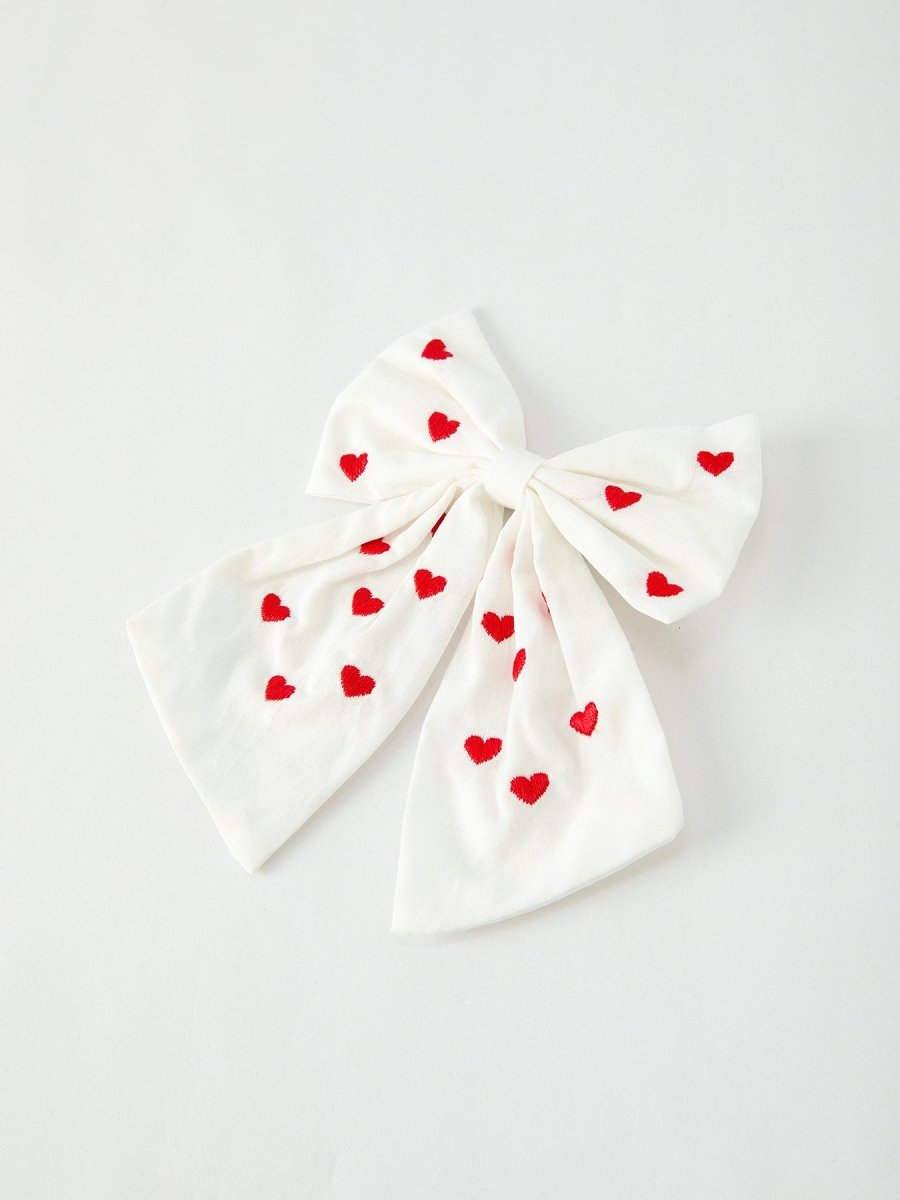 Rylee Faith Designs Valentine's Day Heart Girls Hairpin - 