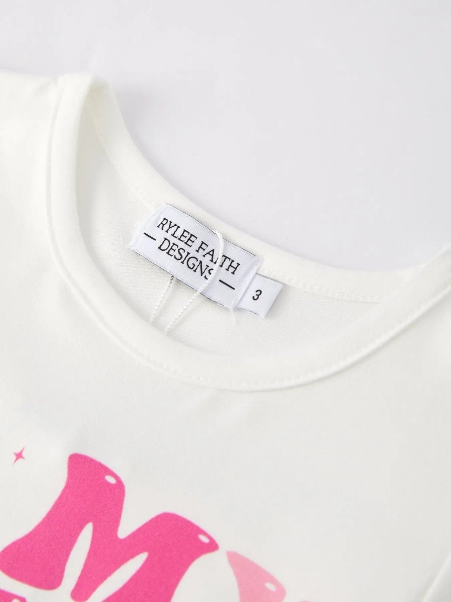 Rylee Faith Designs Valentines Day In My Swiftie Era Print Top And Pants Set - Everetts Place Boutique - 