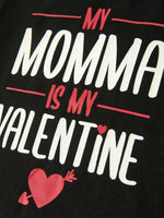 Rylee Faith Designs Valentine's Day Letter Print Top + Plaid Pants Boys Set - 