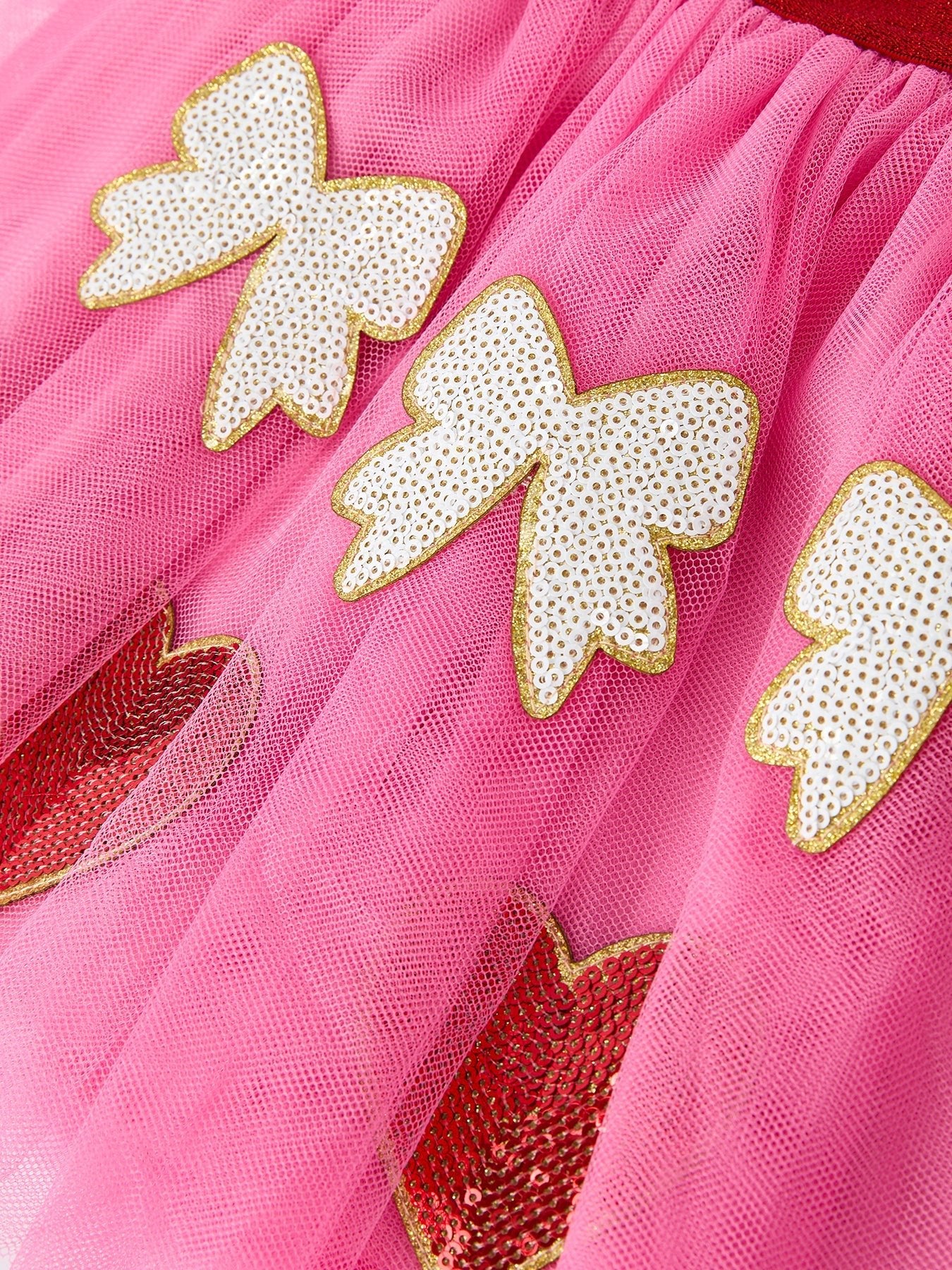 Rylee Faith Designs Valentine's Day Love Print Top + Girls' Tulle Skirt Set - 