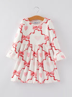 Rylee Faith Designs Valentine's Day Milk Silk Girls Dress - 