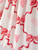 Rylee Faith Designs Valentine's Day Milk Silk Girls Dress - 