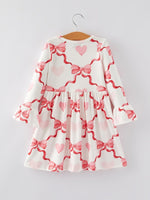 Rylee Faith Designs Valentine's Day Milk Silk Girls Dress - 