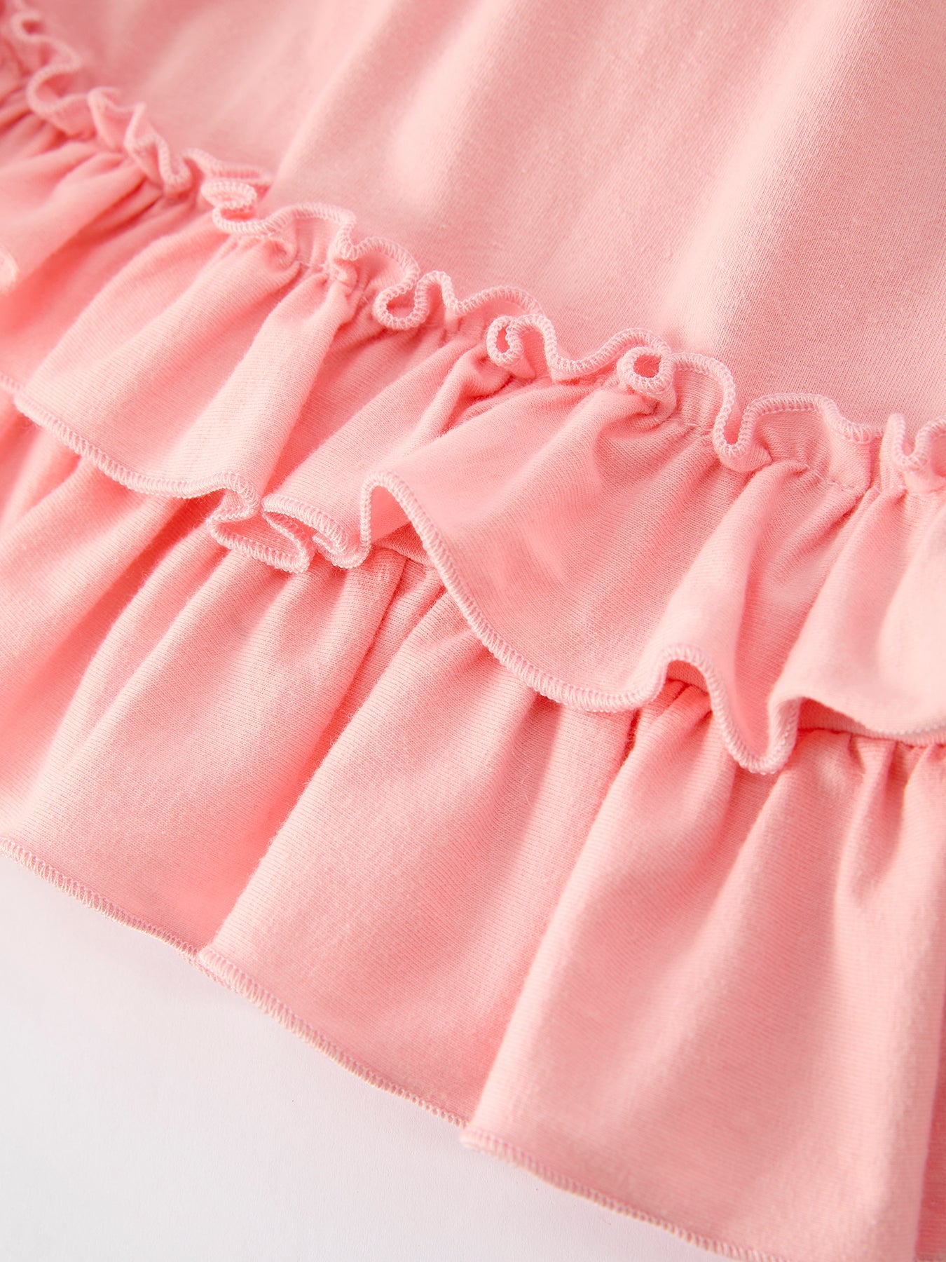 Rylee Faith Designs Valentine’s Day Sweetheart Pink Ruffle Girls Dress - 