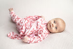 Three Little Tots Valentine's Day XOXO Bamboo Newborn Lovey Small Blanket - 