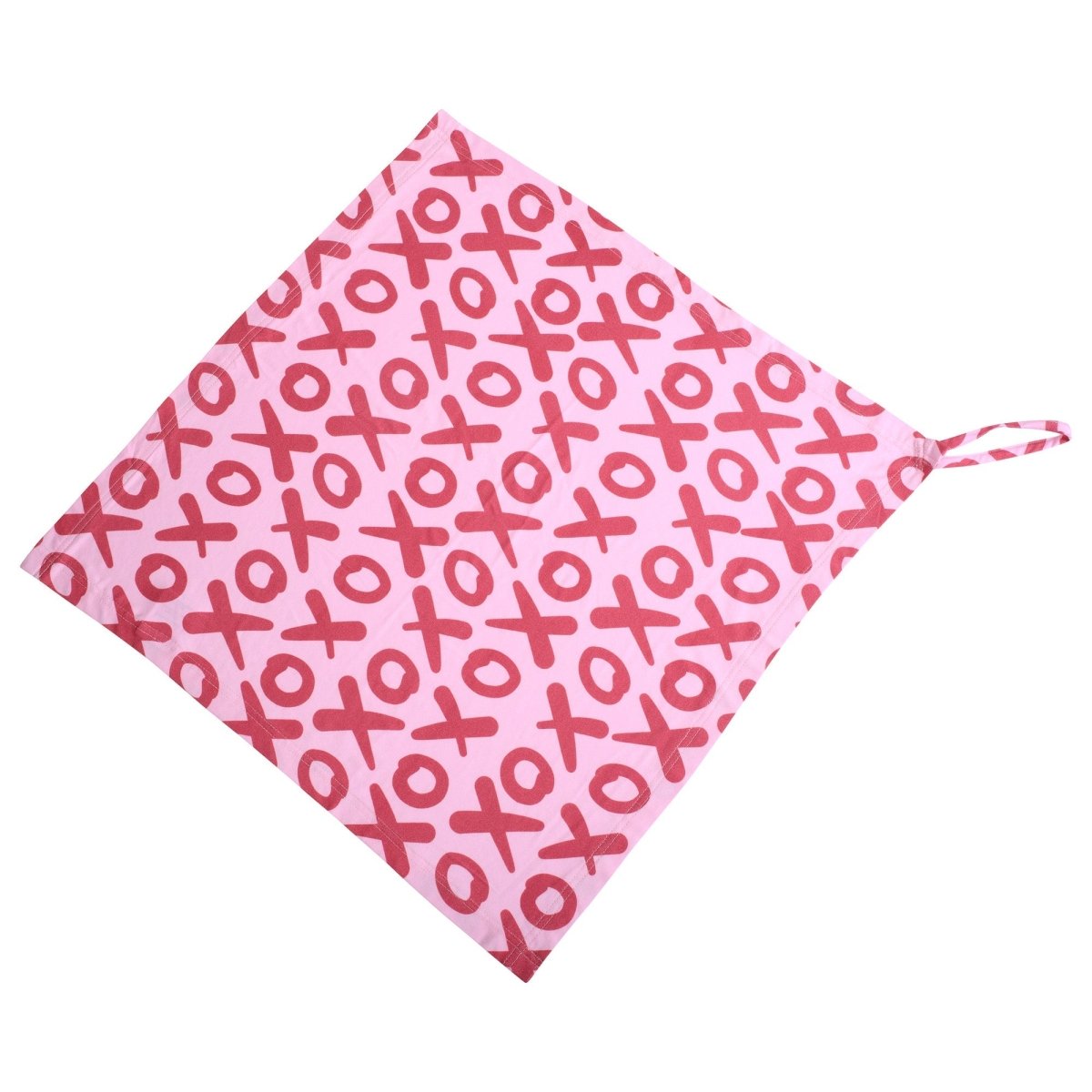 Three Little Tots Valentine's Day XOXO Bamboo Newborn Lovey Small Blanket - 