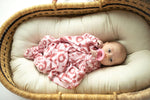 Three Little Tots Valentine's Day XOXO Bamboo Newborn Lovey Small Blanket - 