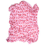 Three Little Tots Valentine's Day XOXO Bamboo Newborn Swaddle Blanket - 