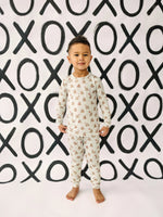 Little Joy Co. Valentines Teddy Bear 2pc Bamboo Pajamas - 