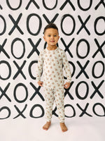 Little Joy Co. Valentine's Teddy Bear 2pc Bamboo Pajamas
