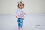 Little Joy Co. Valentines Wallpaper Crewneck Sweatshirt Cozy Holiday Style - Everetts Place Boutique - 