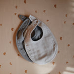 Mushie Muslin Bibs for Babies with Dual Snap Closure - Soft and Absorbent Multi-Layered Design - Baby & Toddler > Nursing & Feeding > Bibs Muslin Bib