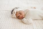 Mebie Baby Vanilla Organic Cotton Ribbed ZipperEveretts Place