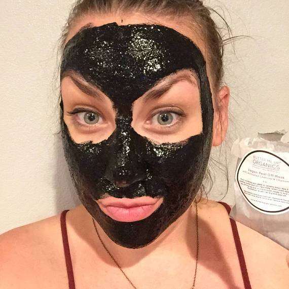 VEGAN activated charcoal peel off mask - Everetts Place: Online Boutique - Skincare