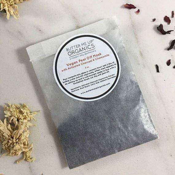 VEGAN activated charcoal peel off mask - Everetts Place: Online Boutique - Skincare